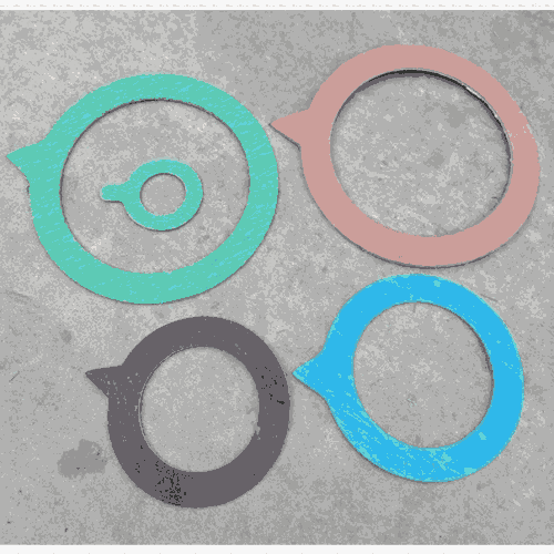 石棉橡膠板墊 12寸石棉法蘭墊片 DN400耐油石棉橡膠密封墊片