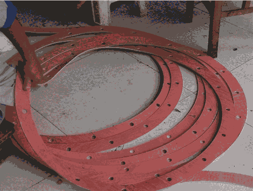 石棉橡膠墊來圖定制 石棉密封墊片廠家供應